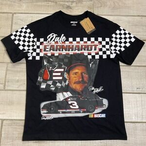 Dale Earnhardt Shirt Mens Small NASCAR Racing Checkered Flag Tee‎ NASCAR Racing